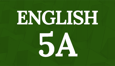 ENGLISH 5A